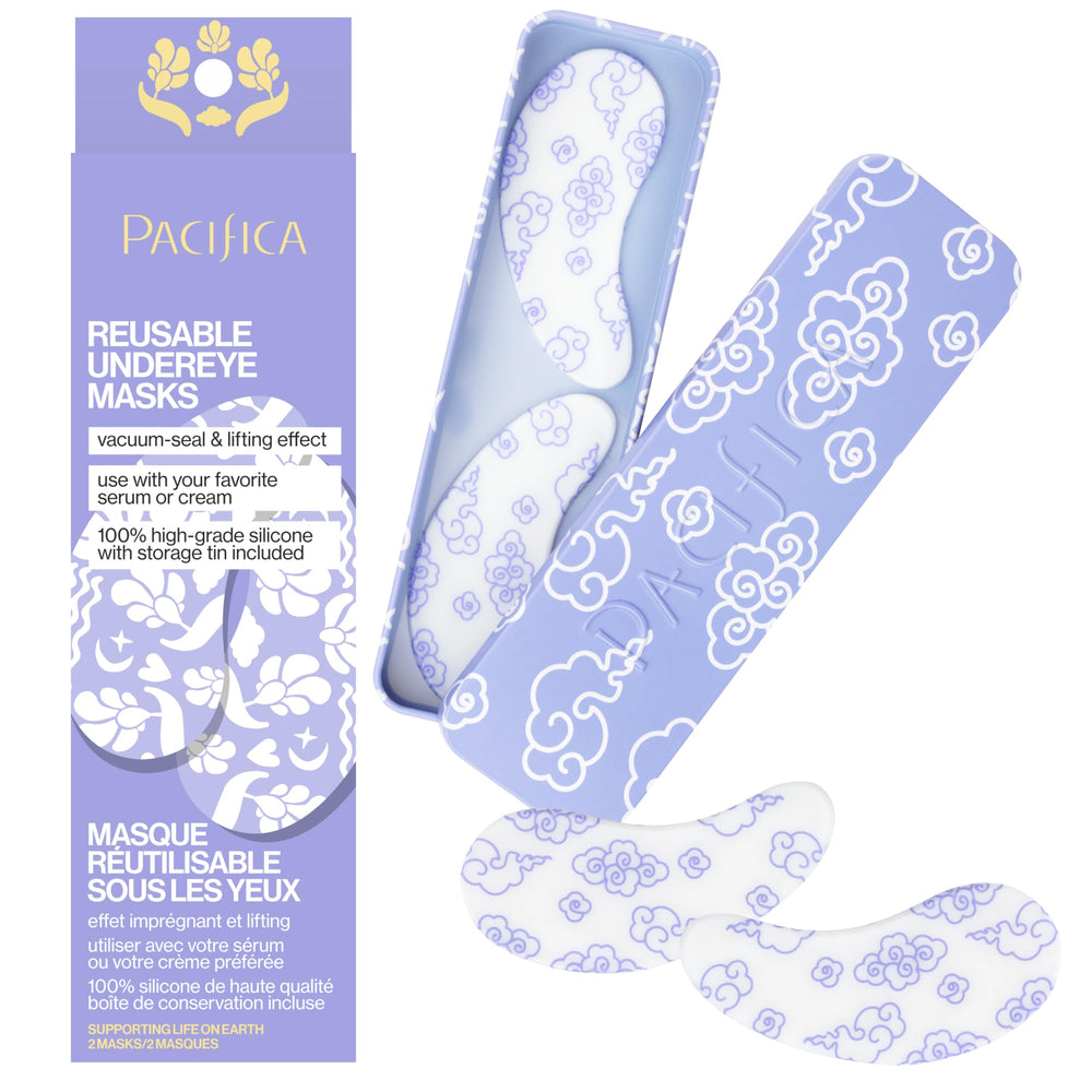 Parche ocular Pacifica para depurar mirada cansada con uso regular.