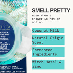 Pacifica: desodorante axilar sin aluminio con ingredientes naturales.