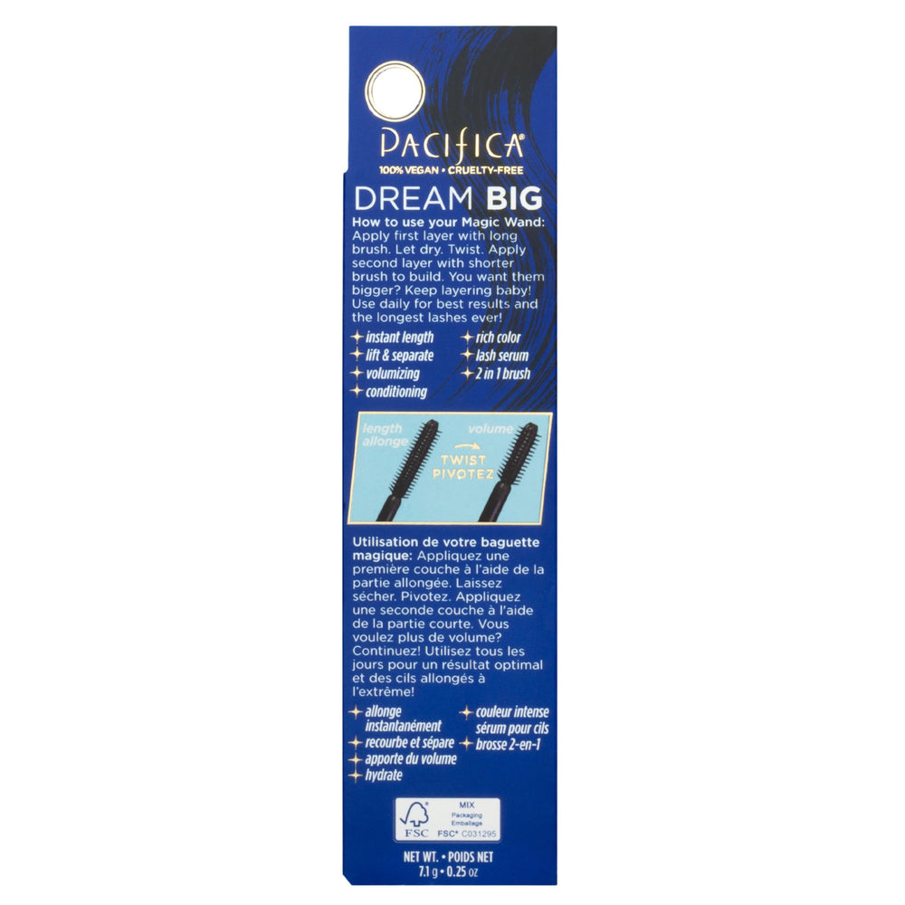 Pacifica Dream Big Mascara color negro intenso para mirada marcada