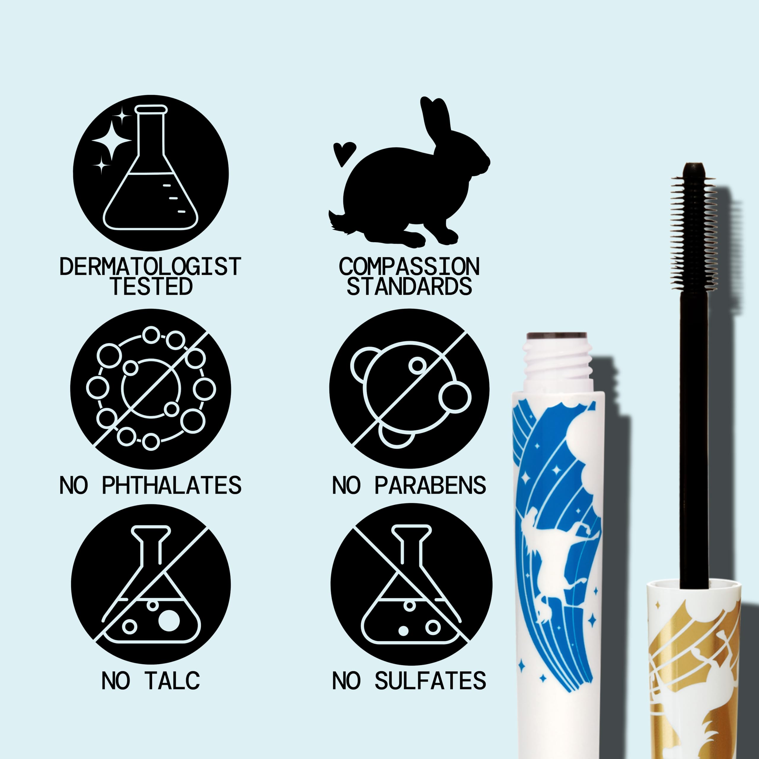 Pacifica Dream Big Mascara cuidado de pestañas con aceite de coco
