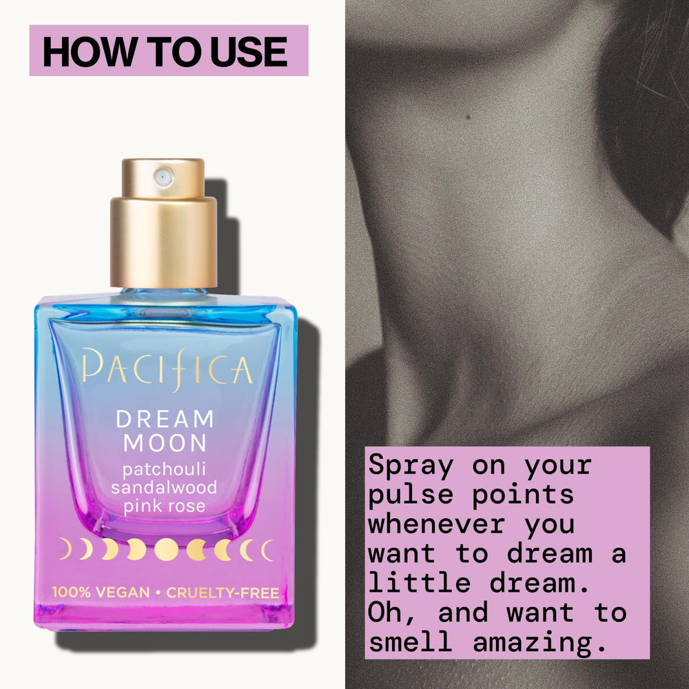 Dream Moon layered with vanilla or coconut body spray for customization.