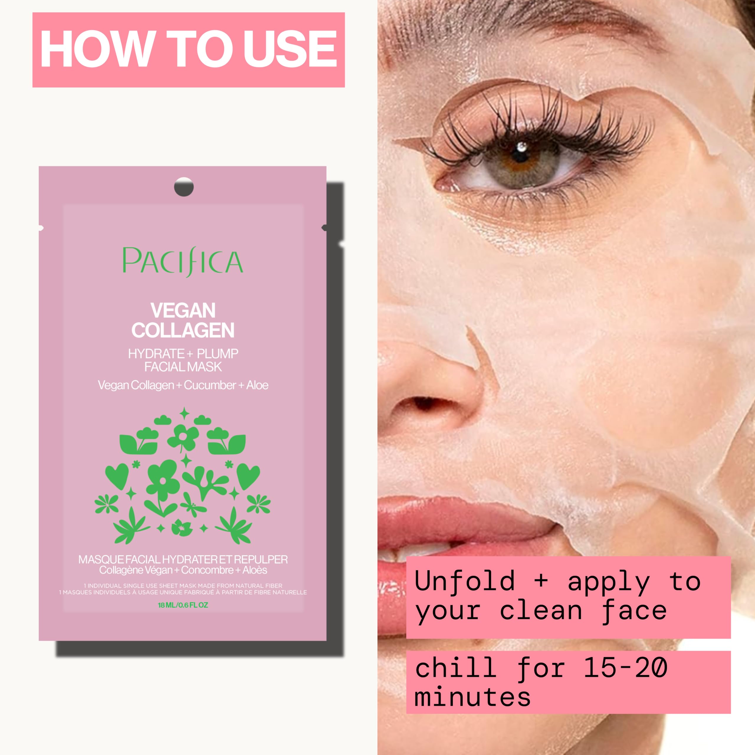 Pacifica efecto relleno para una piel más firme.