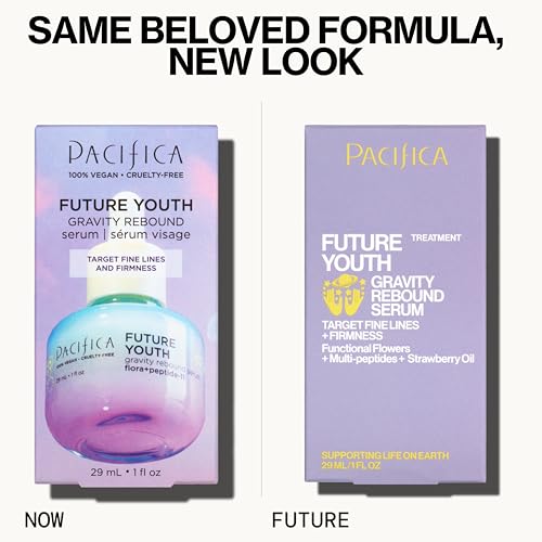 Pacifica Future Youth Gravity Rebound ingredients with botanicals and peptides