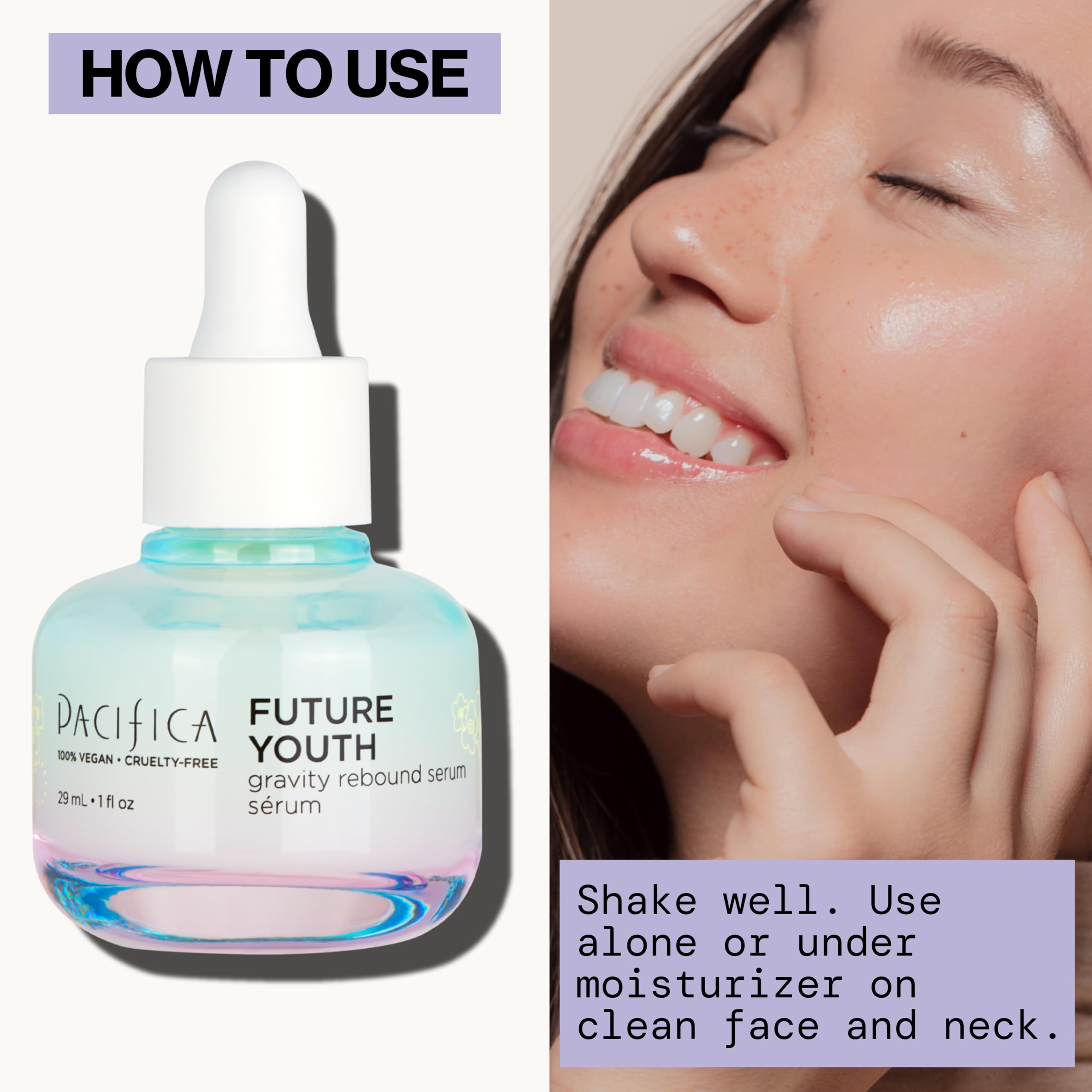 Pacifica Future Youth Gravity Rebound non-comedogenic formula for all skin types