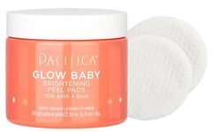 Pacifica Glow Baby Peel Pad textura suave para exfoliar sin irritar.