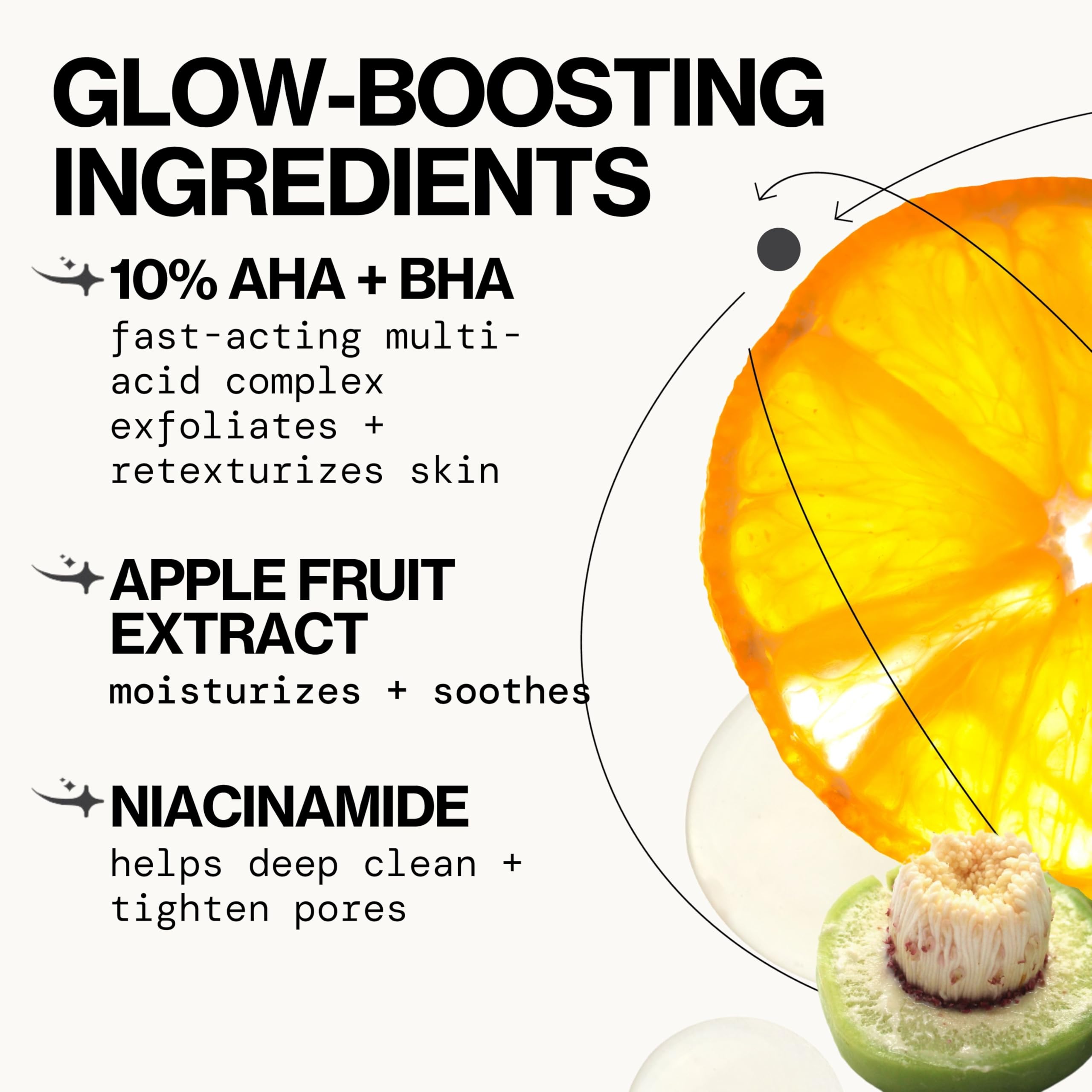 Pacifica Glow Baby Peel Pad uso nocturno, sin necesidad de enjuague.