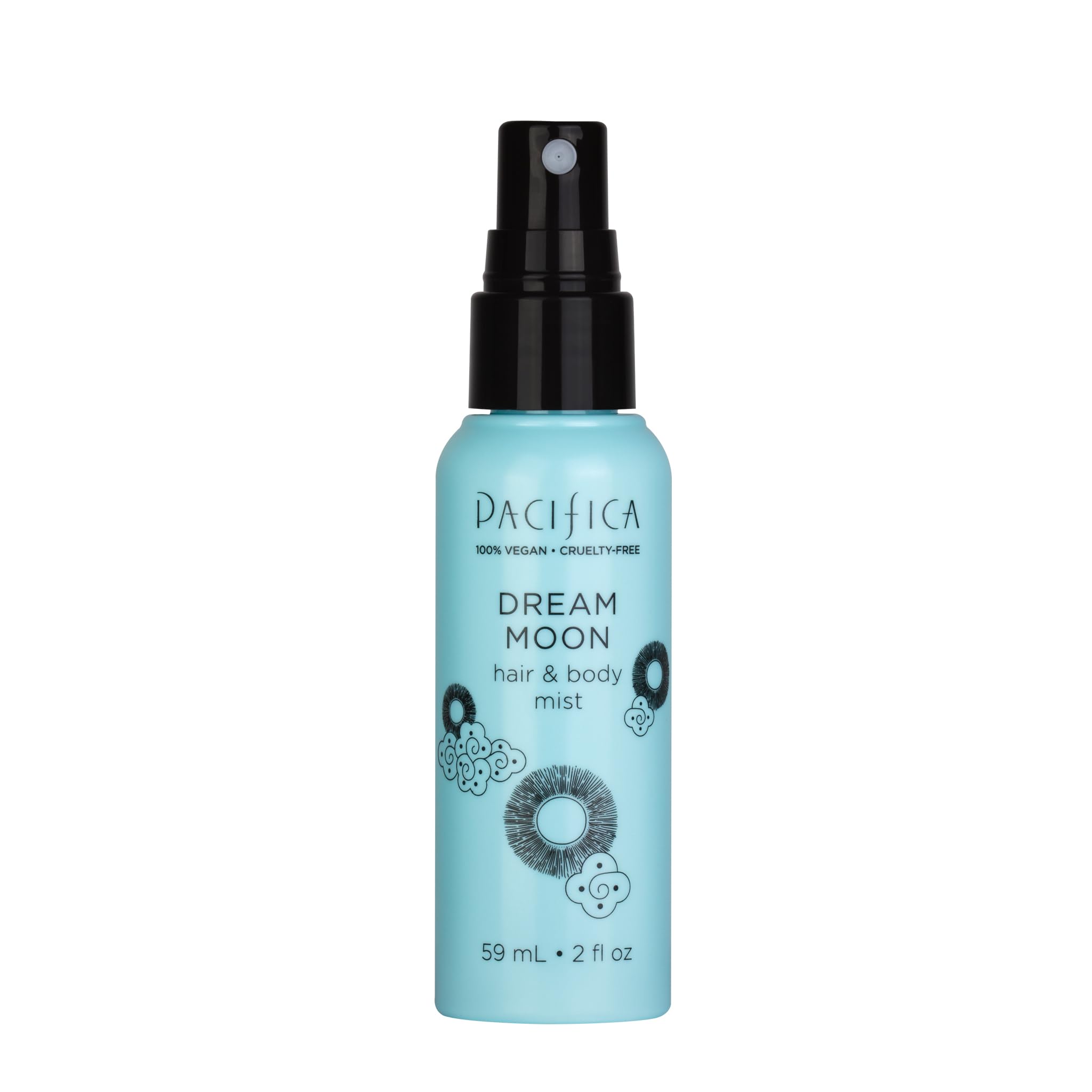 Pacifica Indian Coconut Nectar label close-up—tropical notes captured in travel-friendly bottle
