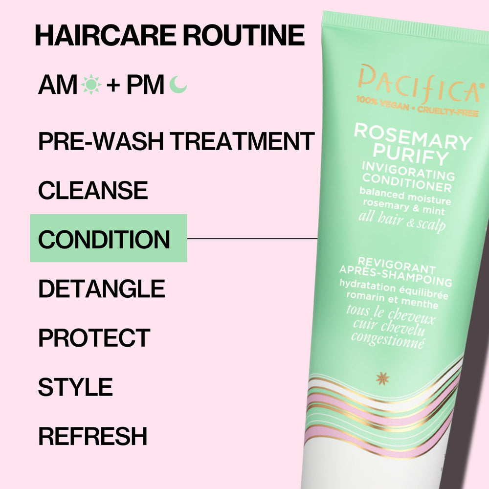 Pacifica ingredientes naturales para un cuidado consciente del cabello.
