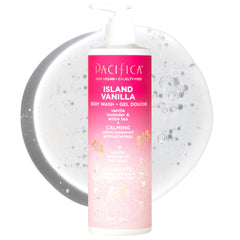 Pacifica Island Vanilla, jabón para cuerpo, limpieza suave y aroma tropical