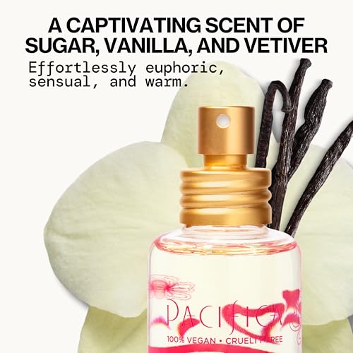 Close-up of vanilla beans highlighting Island Vanilla's warm notes.