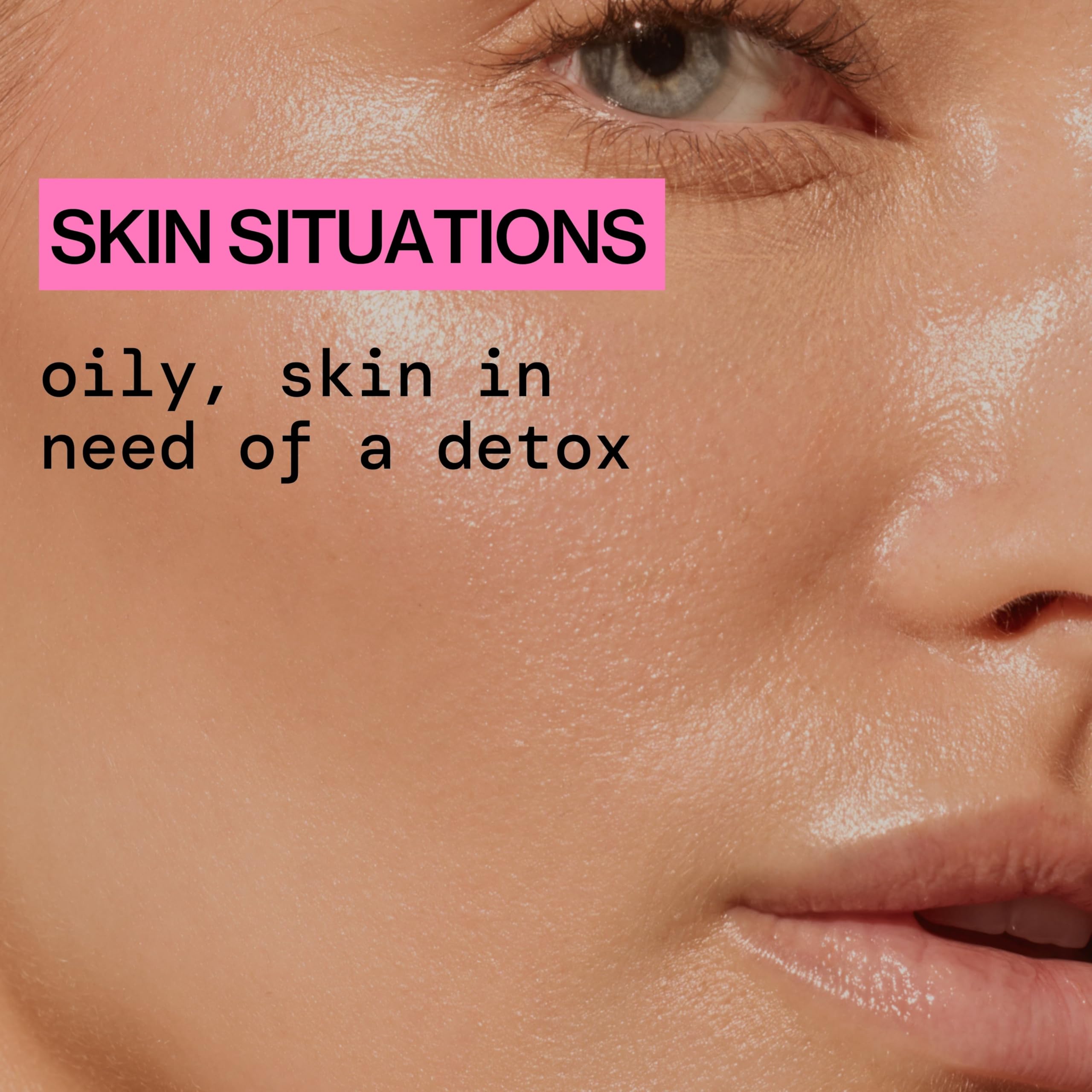 Pacifica Kale Detox Face Wash for oily skin icon represents shine control
