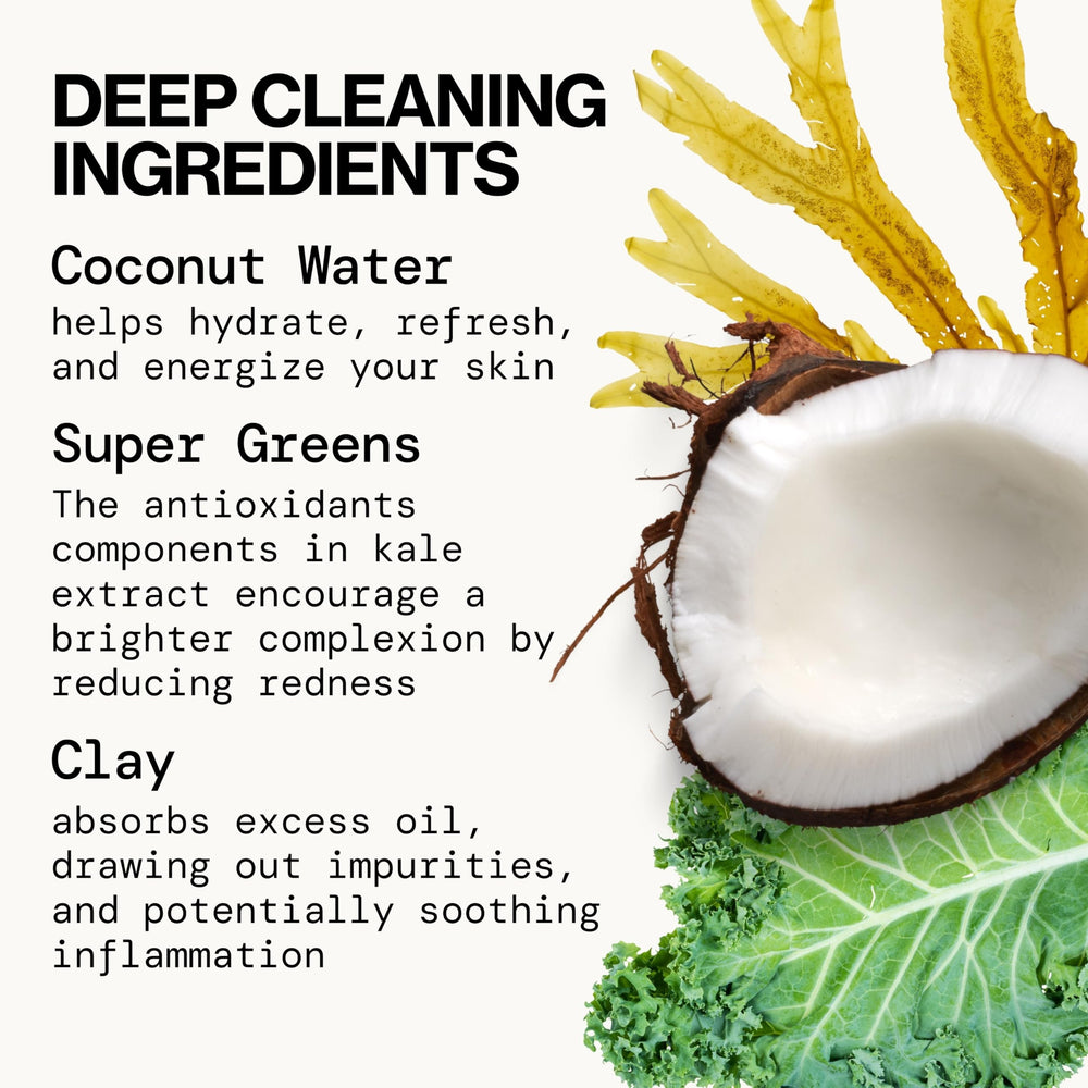 Pacifica Kale Detox Face Wash recycled tube label hints at sustainable packaging