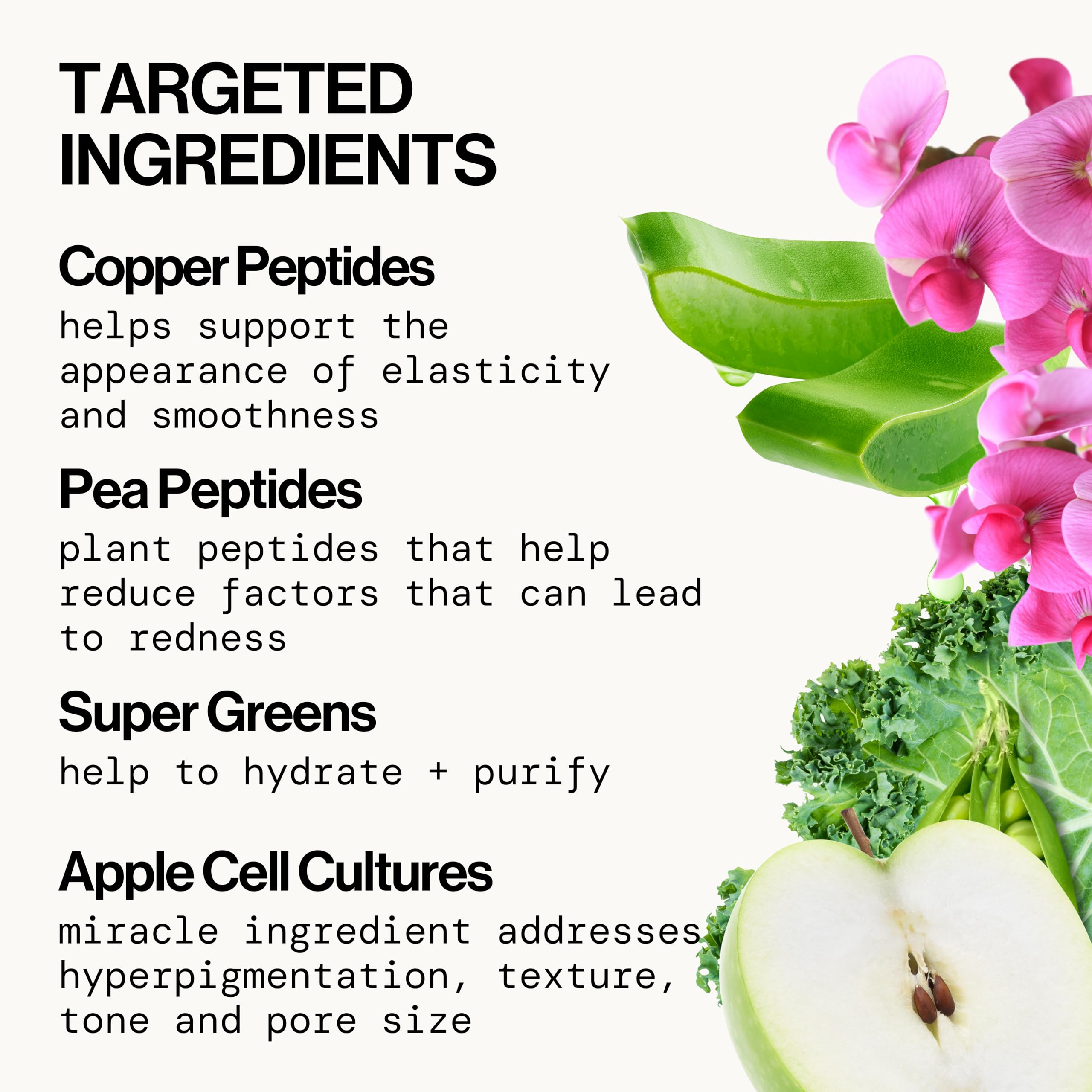 Pacifica Kale Yeah! Chlorophyll infusion imagery suggests vibrant, balanced complexions.