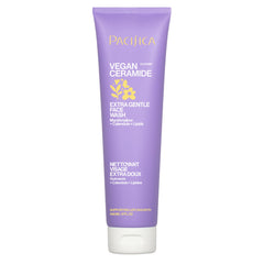 Pacifica limpiador facial sensible sin fragancia para piel delicada, limpia sin irritación.