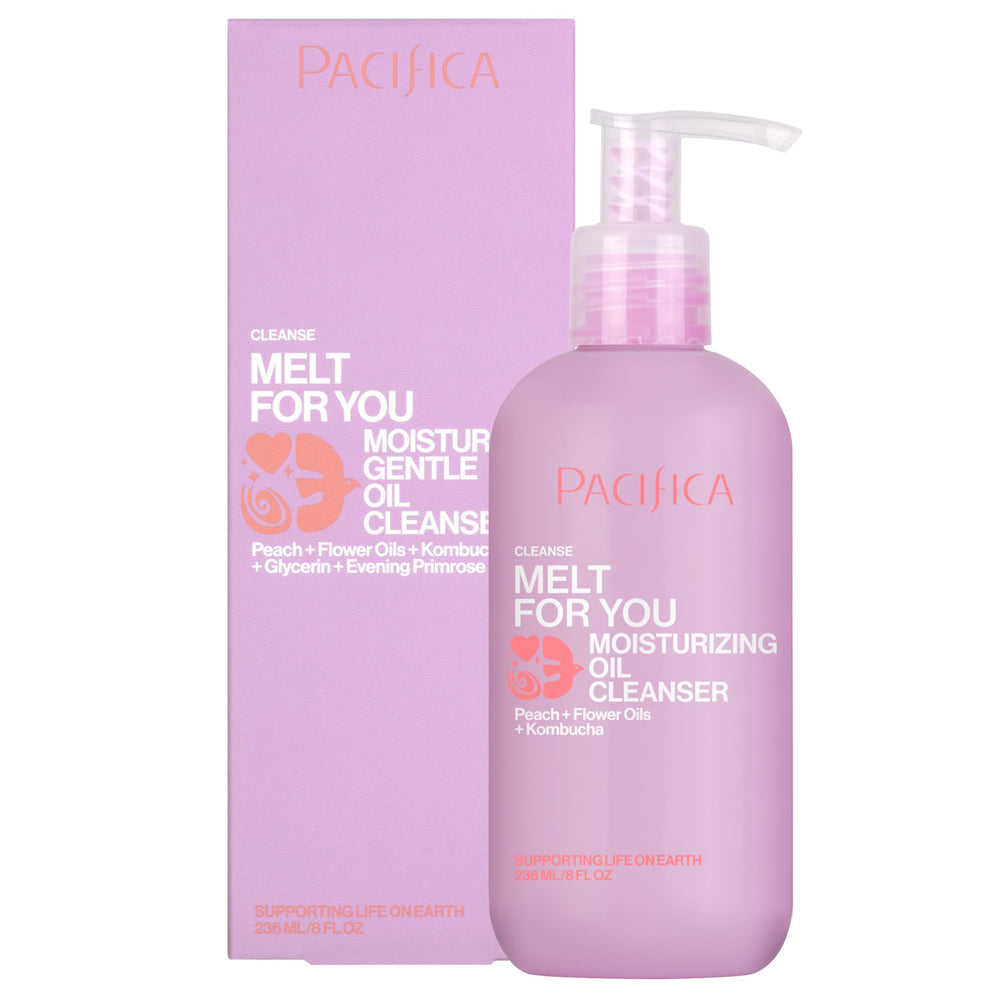 Pacifica Melt For You: botella-derrame, desmaquilla maquillaje y limpia en una sola pasada