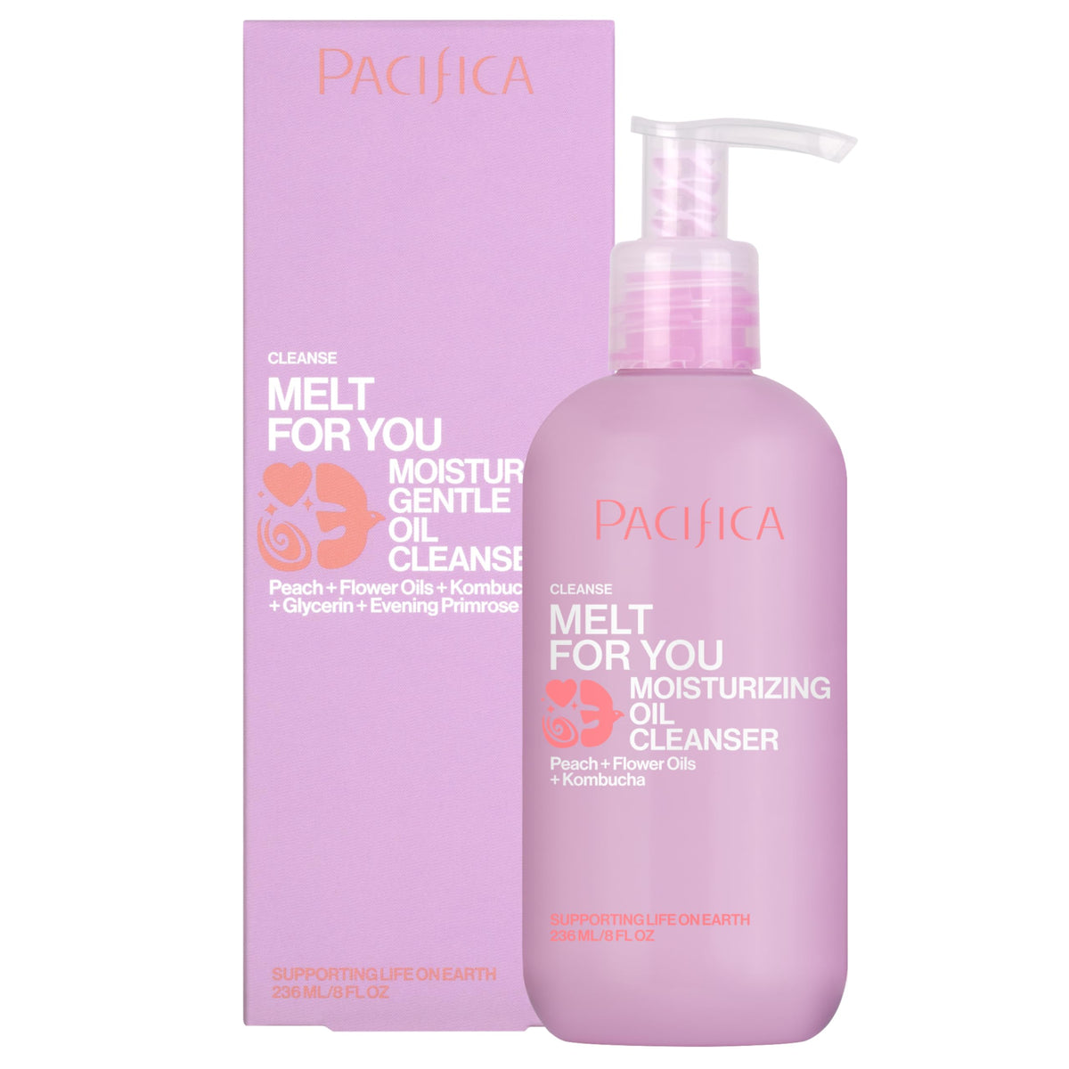 Pacifica Melt For You: botella-derrame, desmaquilla maquillaje y limpia en una sola pasada