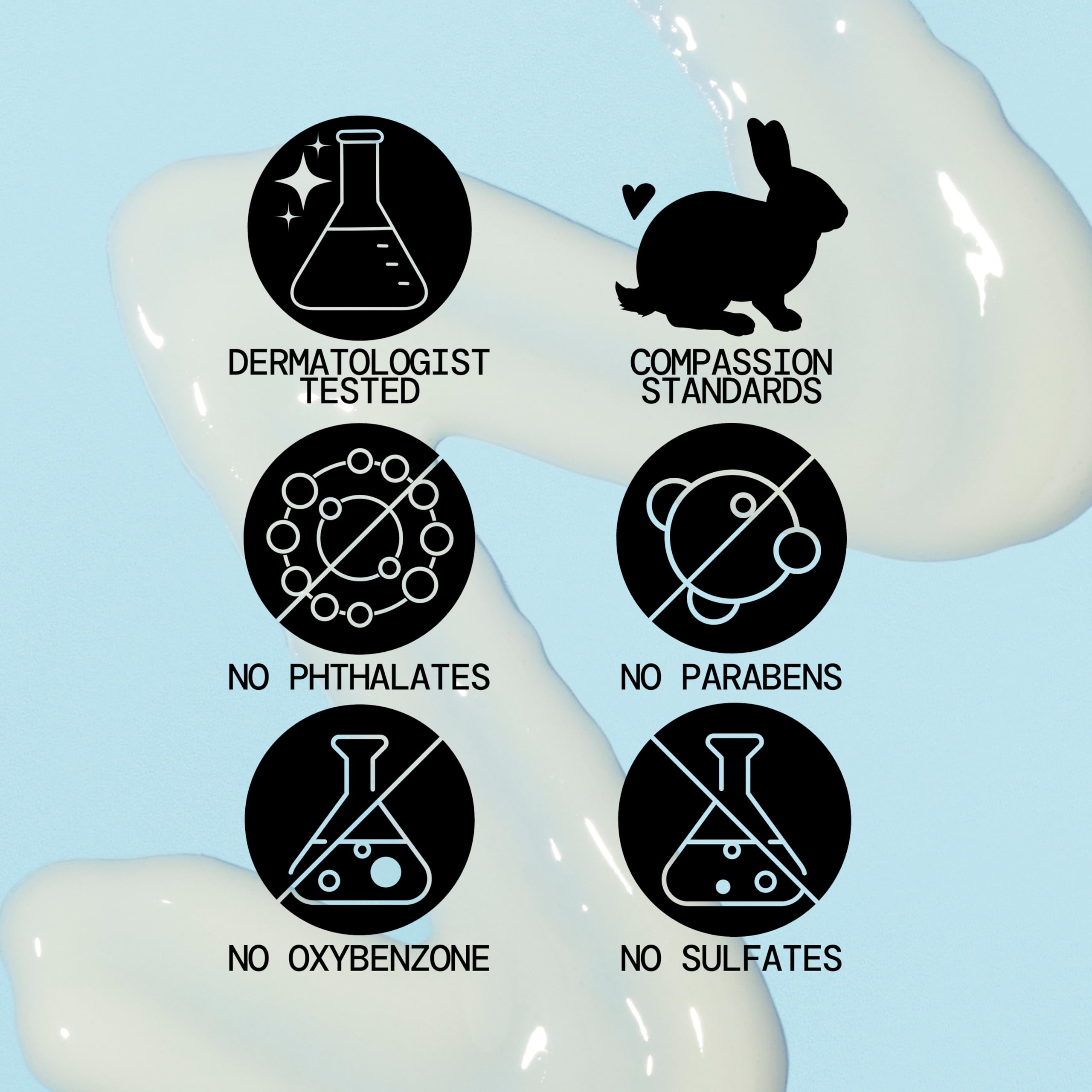 Pacifica Milky mist spreading across skin for non-sticky hydration