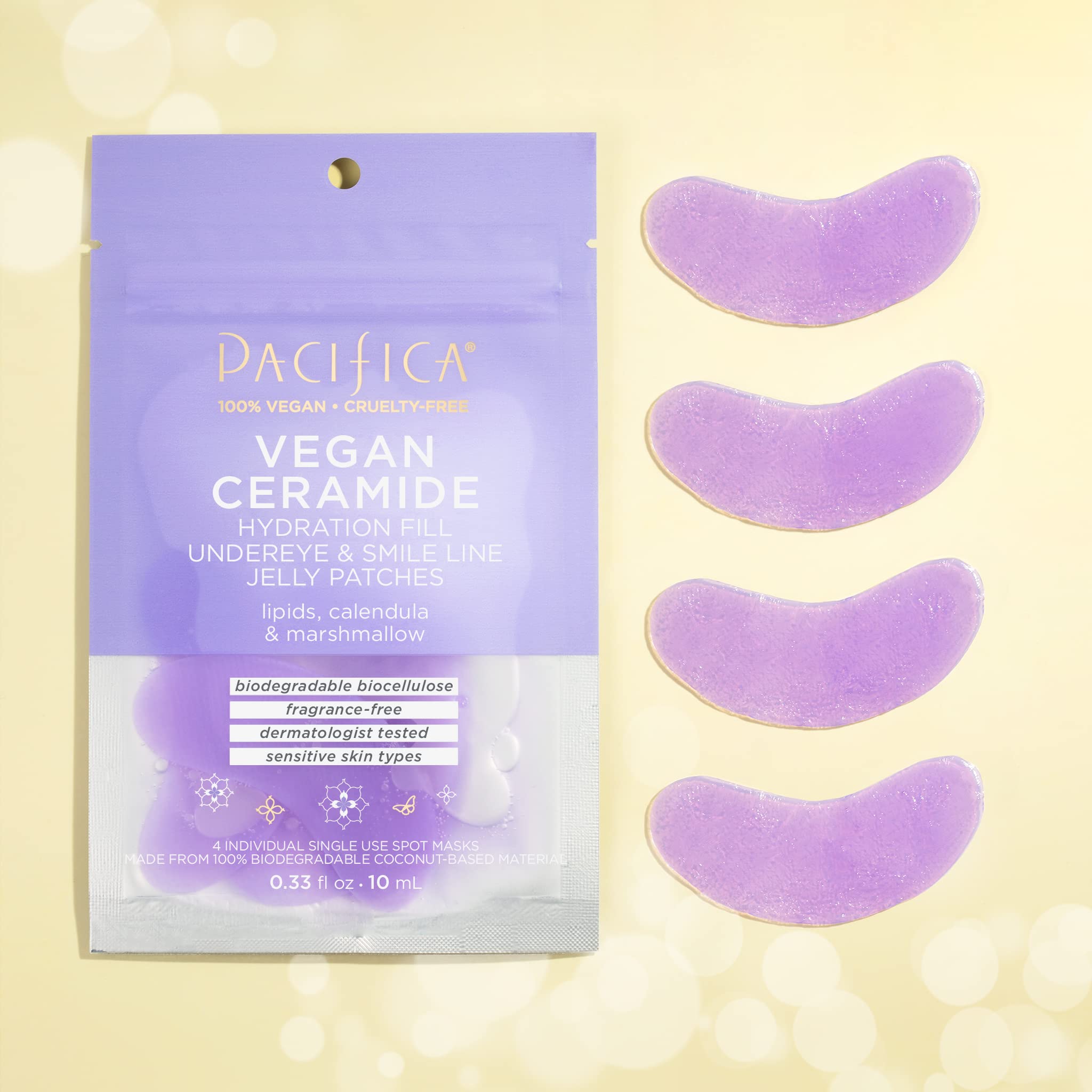 Pacifica Nasolabial line coverage patch targets smile lines.