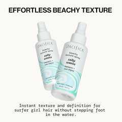 Pacifica texturizante de olas saladas: aplicación-manual para rizos sueltos y definición suave.