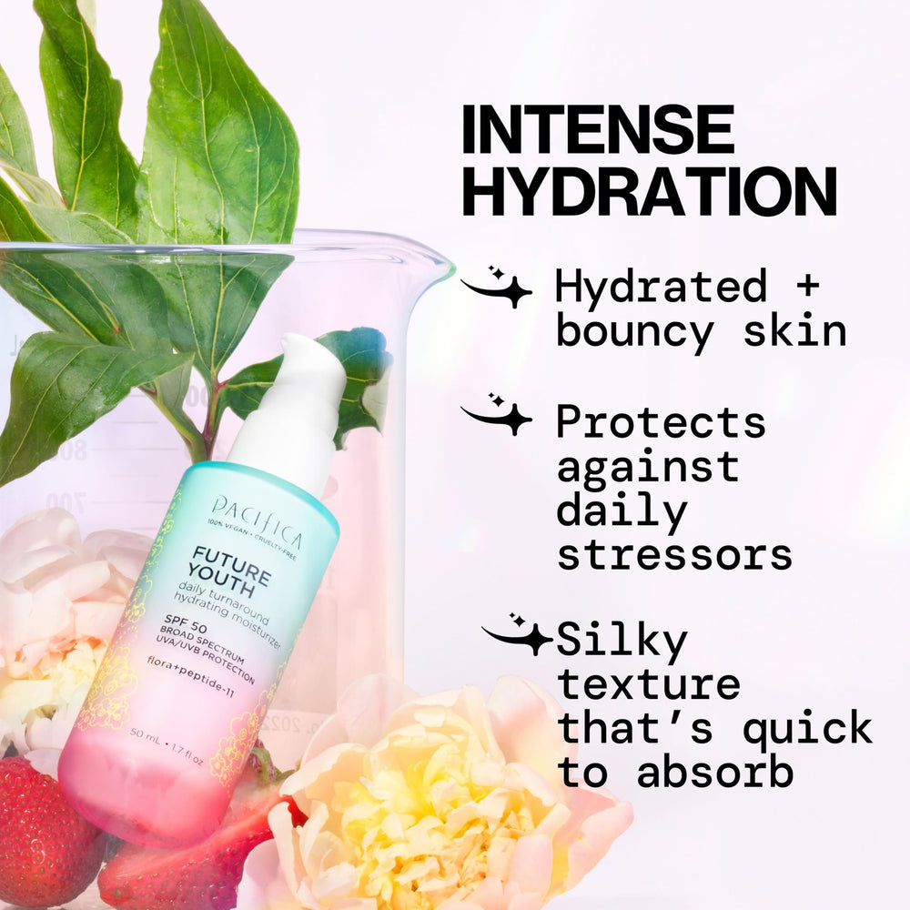 Pacifica Peptide Face Moisturizer packaging showing vegan and cruelty-free