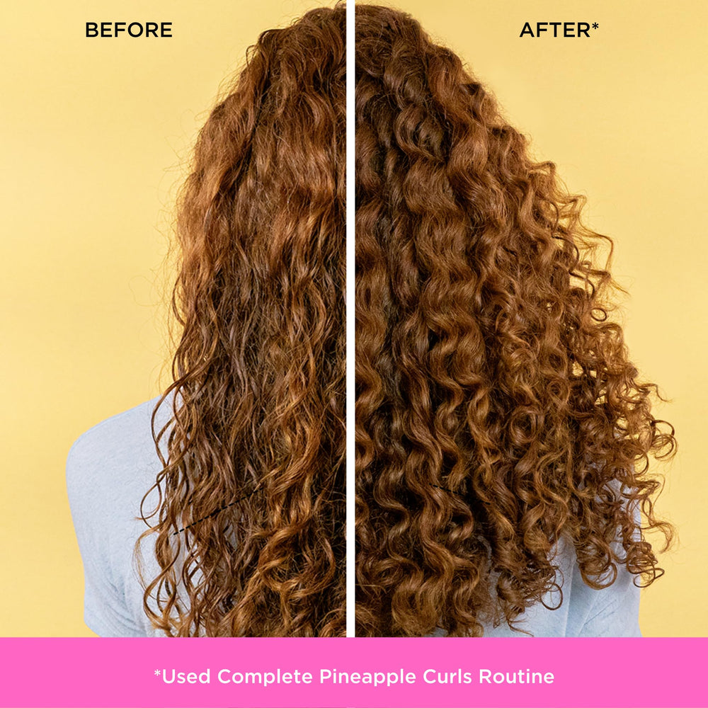 Pacifica Pineapple Curls Refresher Mist close-up highlights vegan and dermatologist-tested status