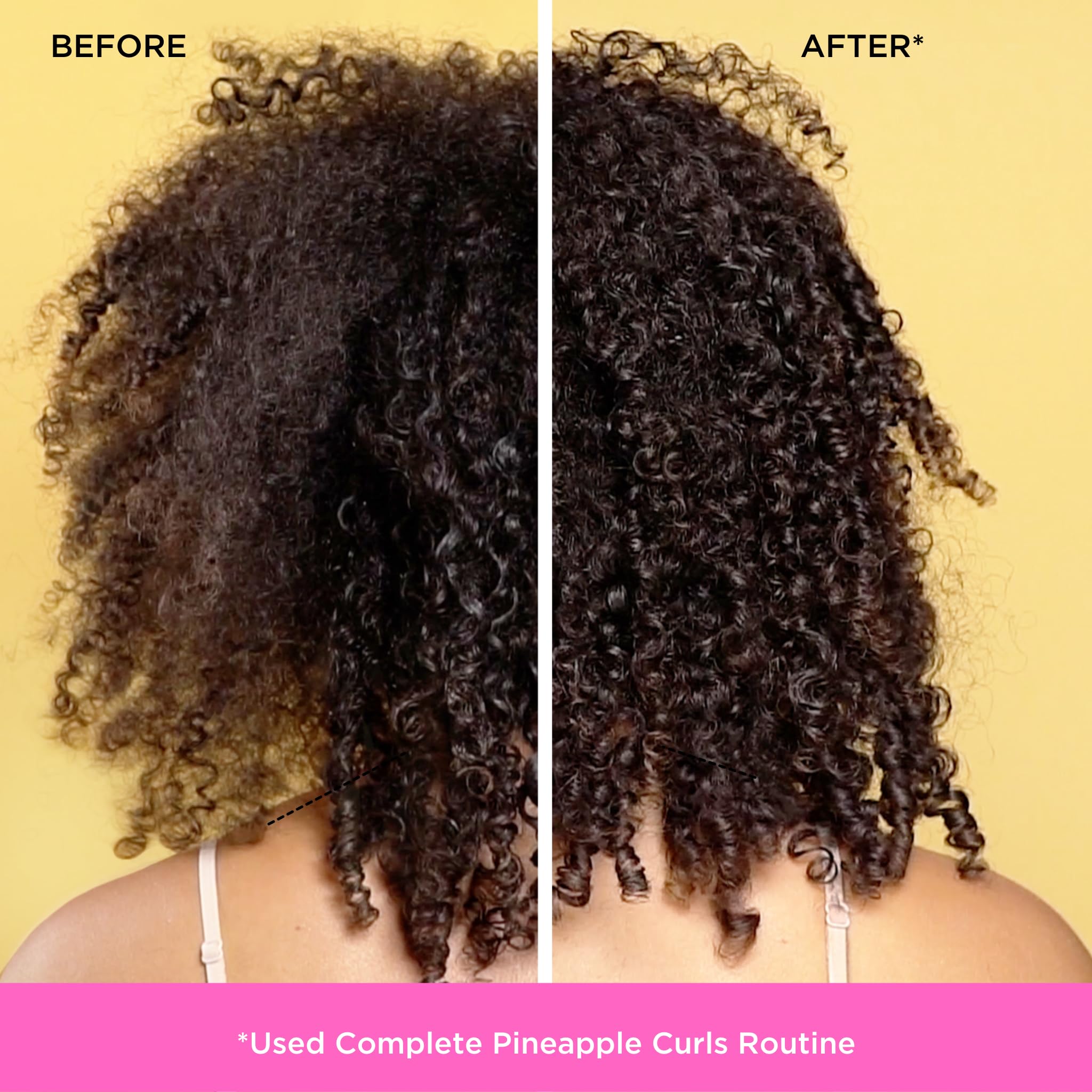 Pacifica Pineapple Curls Refresher Mist mist in air demonstrating light spray