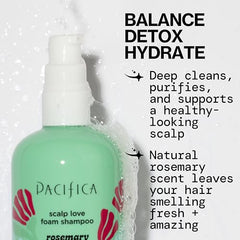 Willow bark ingredient highlight in Pacifica Rosemary Mint Scalp Detox Shampoo.