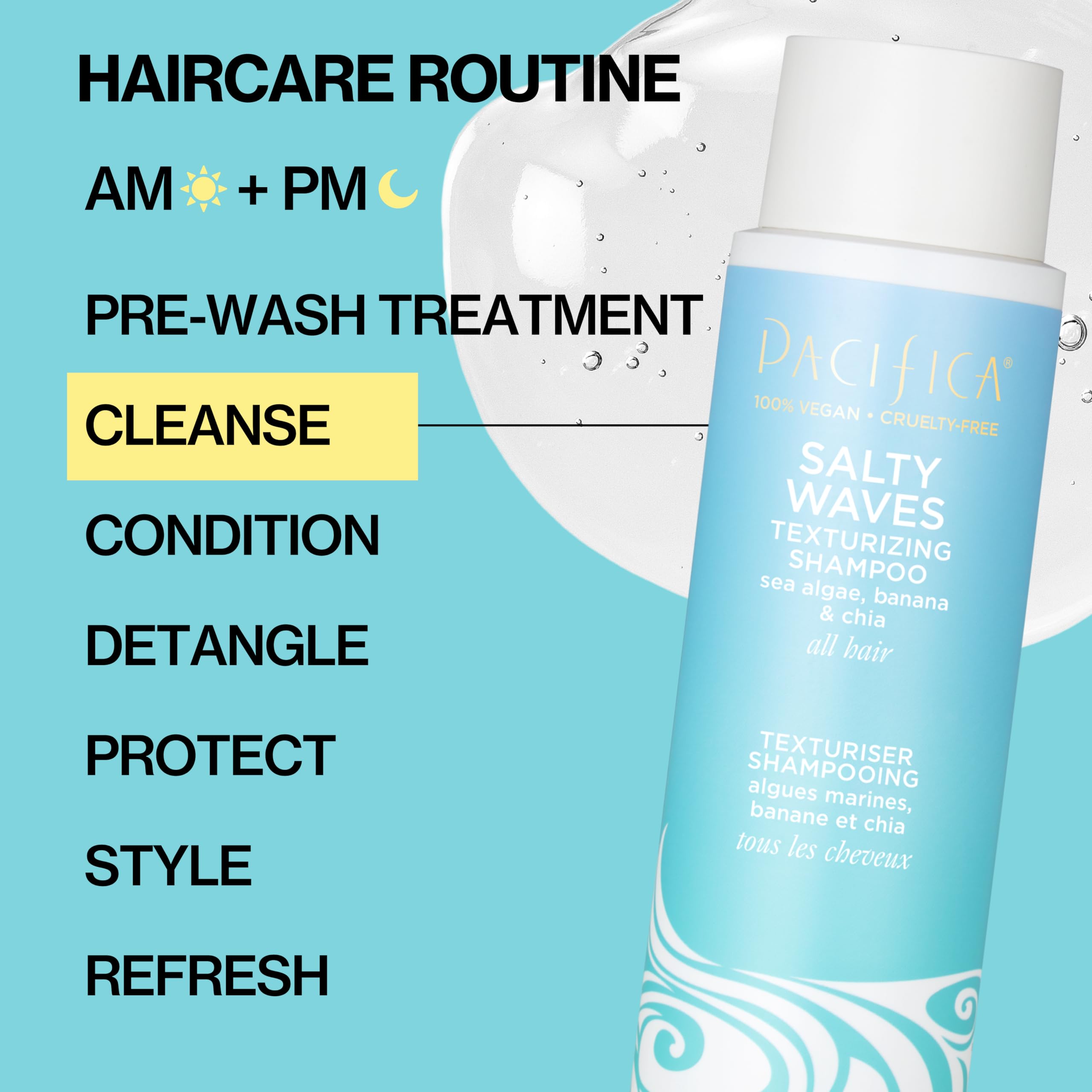 Pacifica Salty Waves is color-treated safe