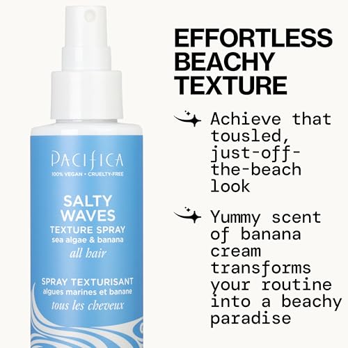 Pacifica Salty Waves: ondas naturales sin calor en cabello liso