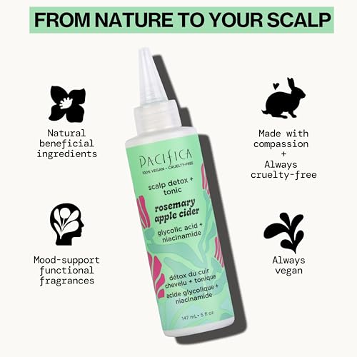 Pacifica Scalp Detox Tonic: aplicación en el cuero cabelludo para limpieza profunda