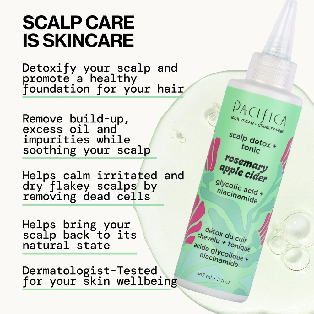 Pacifica Scalp Detox Tonic: dosificador fácil de usar para aplicaciones precisas
