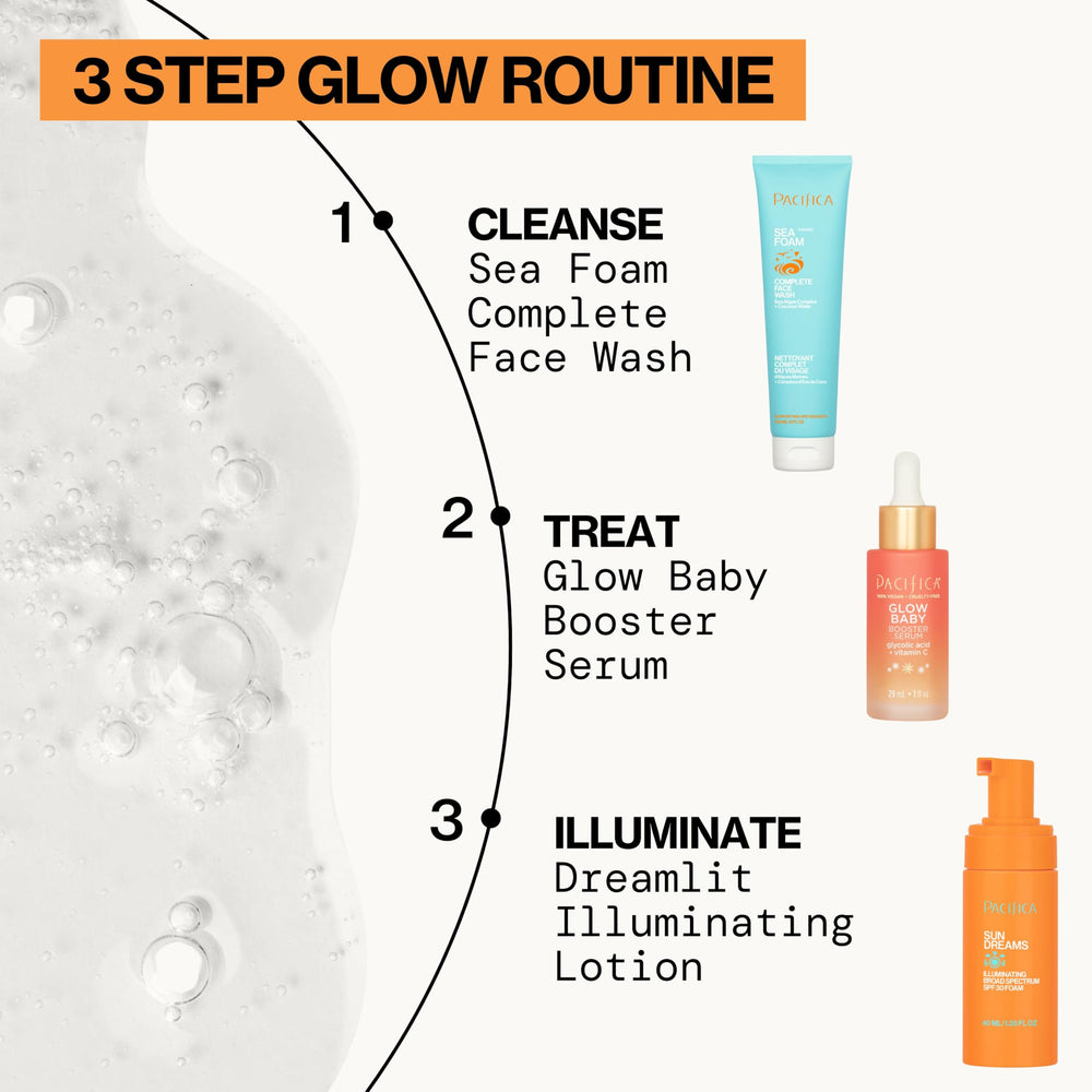 Pacifica Sea Foam pH-balanced formula preparing skin for skincare steps