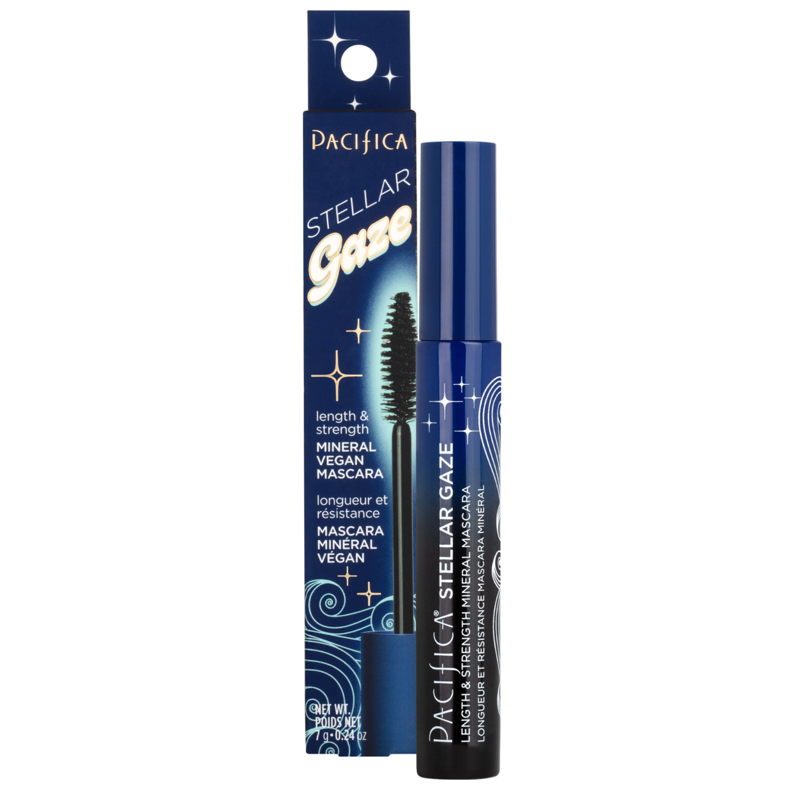 Aceite de coco en Stellar Gaze Mascara cuida y nutre las pestañas durante su uso.