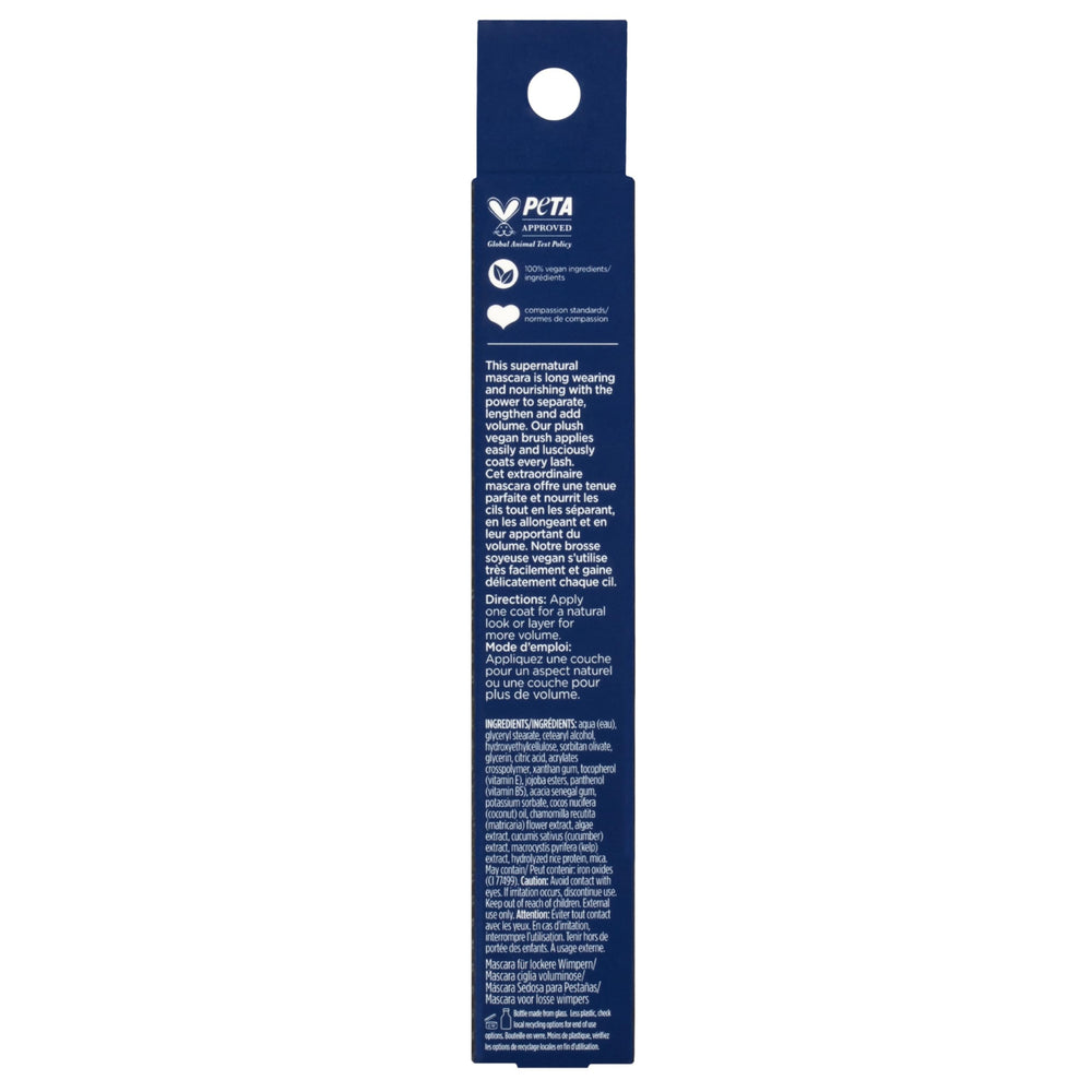 Empaque de Stellar Gaze Mascara en vidrio, opción sostenible para reducir plástico.