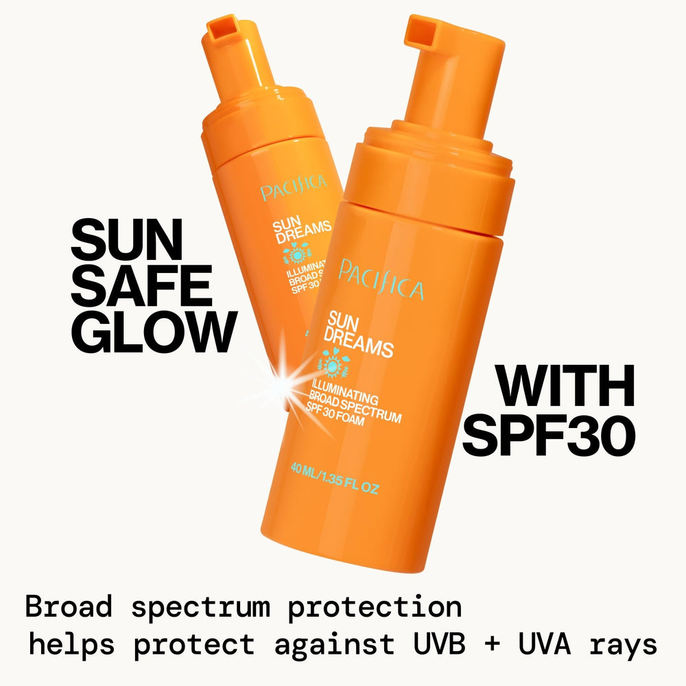 Pacifica Sun Dreams bomba de la aplicación para una distribución uniforme.