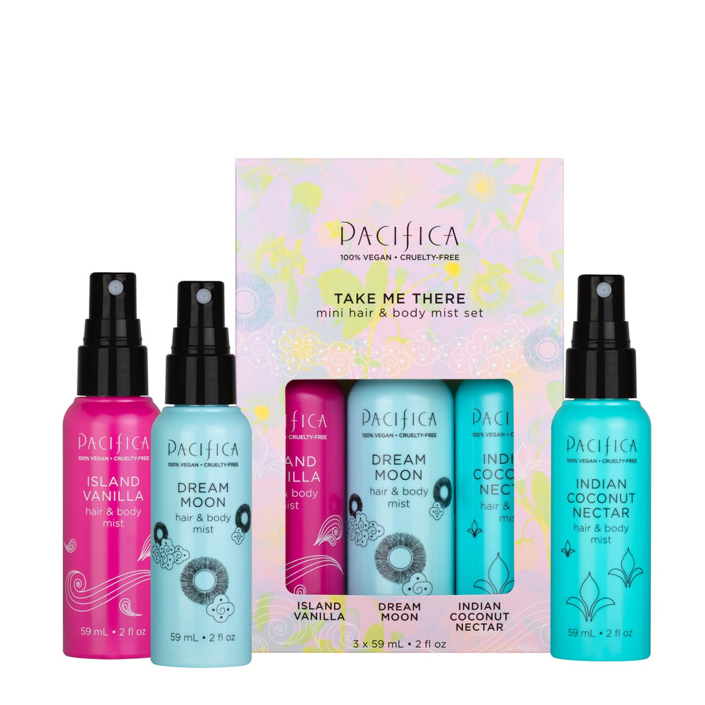 Pacifica Take Me There Dream Moon bottle—portable mood-refreshing mist for quick pick-me-up