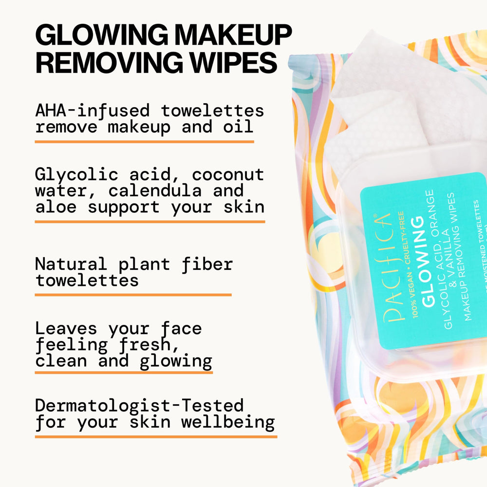 Pacifica Glow – formuladas para uso diario, sin irritar la piel.
