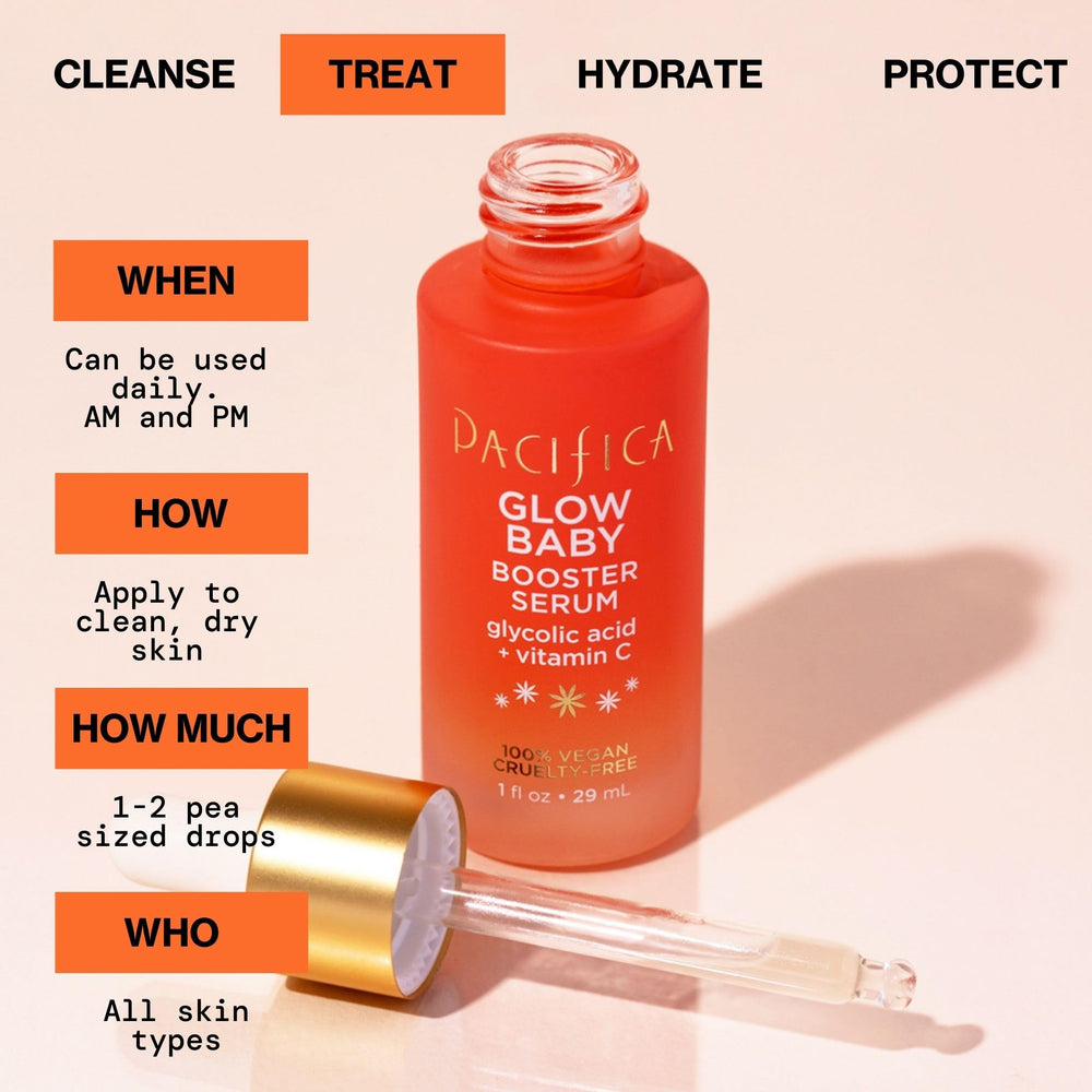 Pacifica Vitamina C Serum con aloe, calma y cuidado suave.