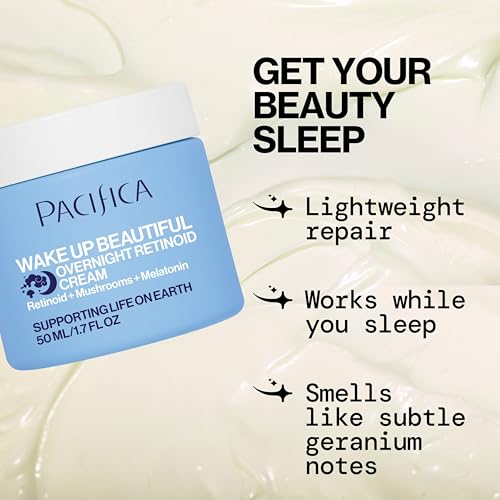 Hialuronico y ingredientes clave de Wake Up Beautiful para la hidratación nocturna.