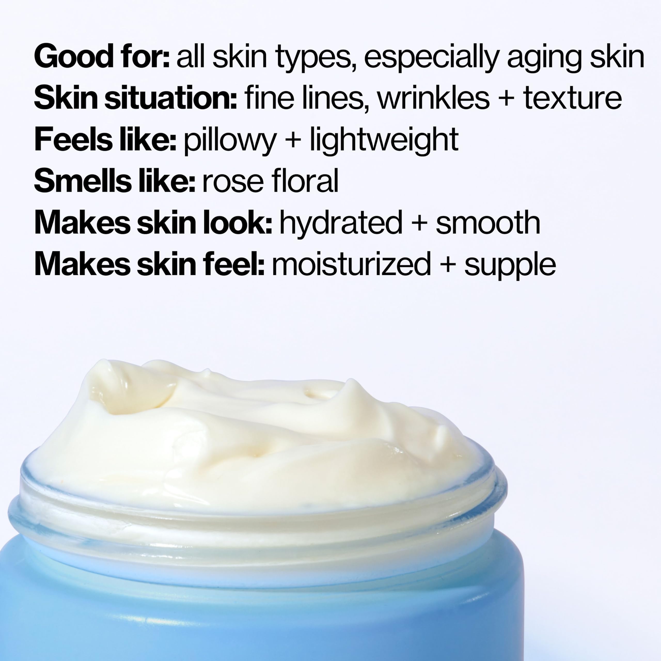 Textura sedosa de Wake Up Beautiful al contacto con la piel.