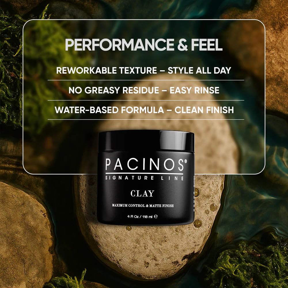 Pacinos acabado mate natural para un look discreto y suave.