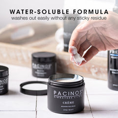 Pacinos Creme brinda duración y definición con un aspecto natural.