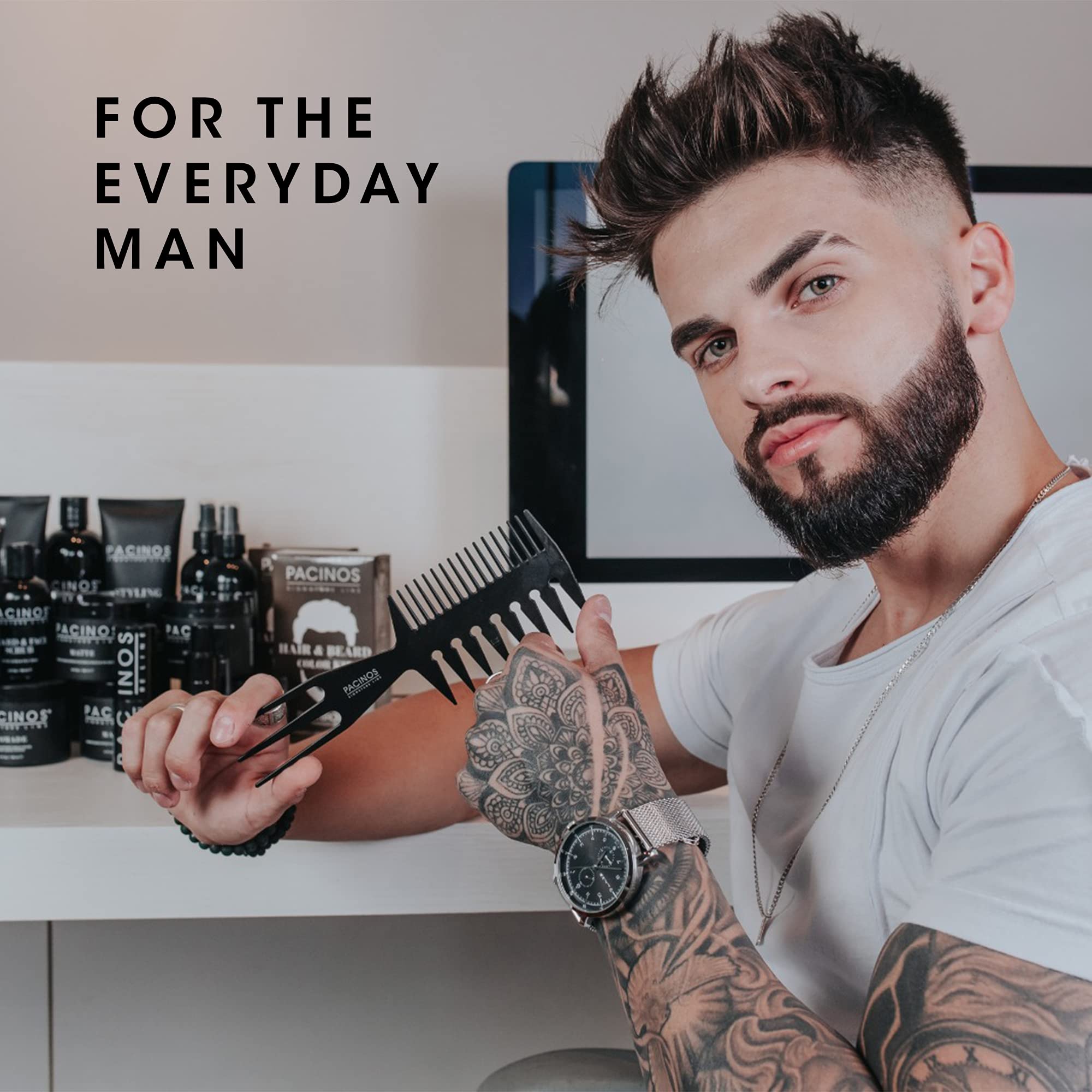 Pacinos five-minute processing time highlighted for fast grooming
