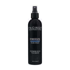 Pacinos Freeze: botella de spray para fijación de larga duración en el peinado.