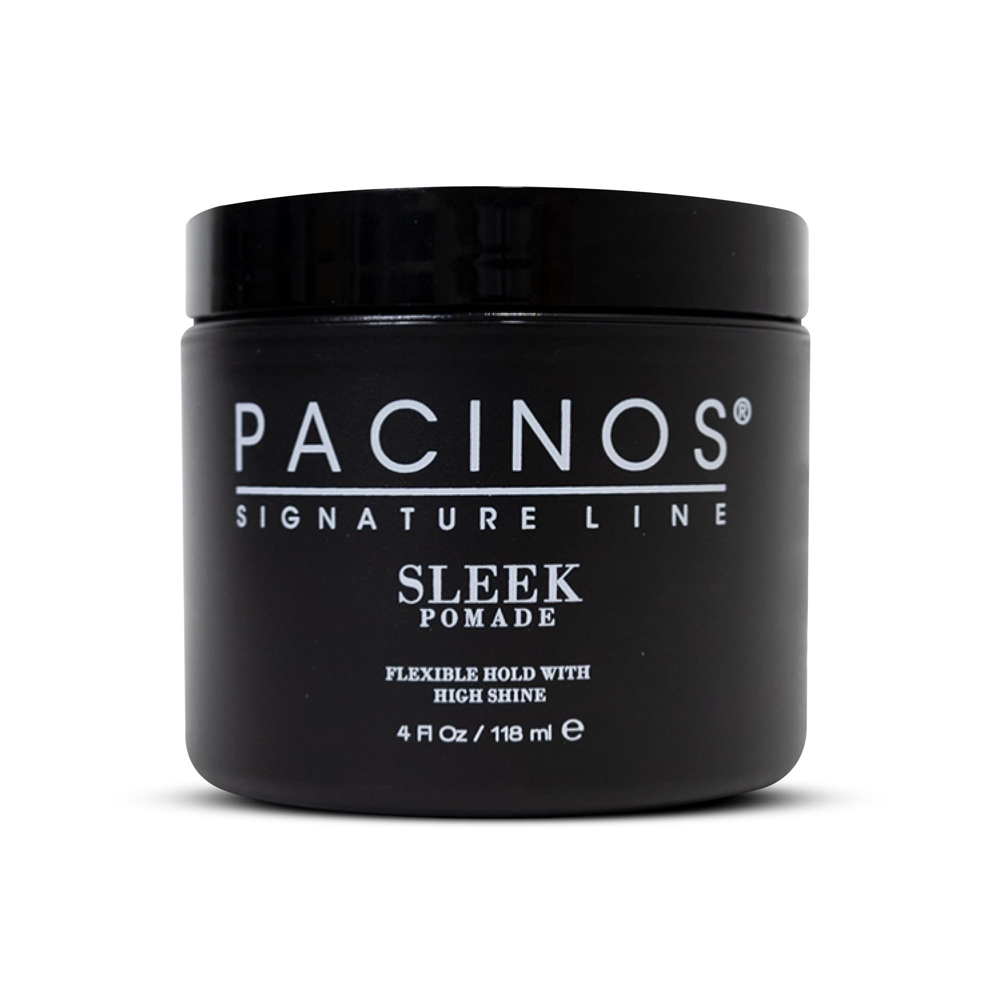 Envase Pacinos SLEEK para uso diario con acabado duradero.