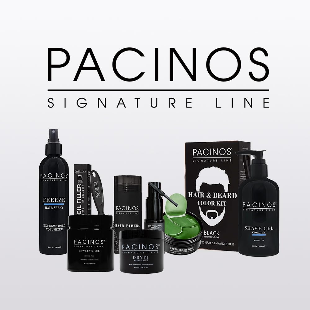 Presentación profesional de Pacinos SLEEK en barbería.