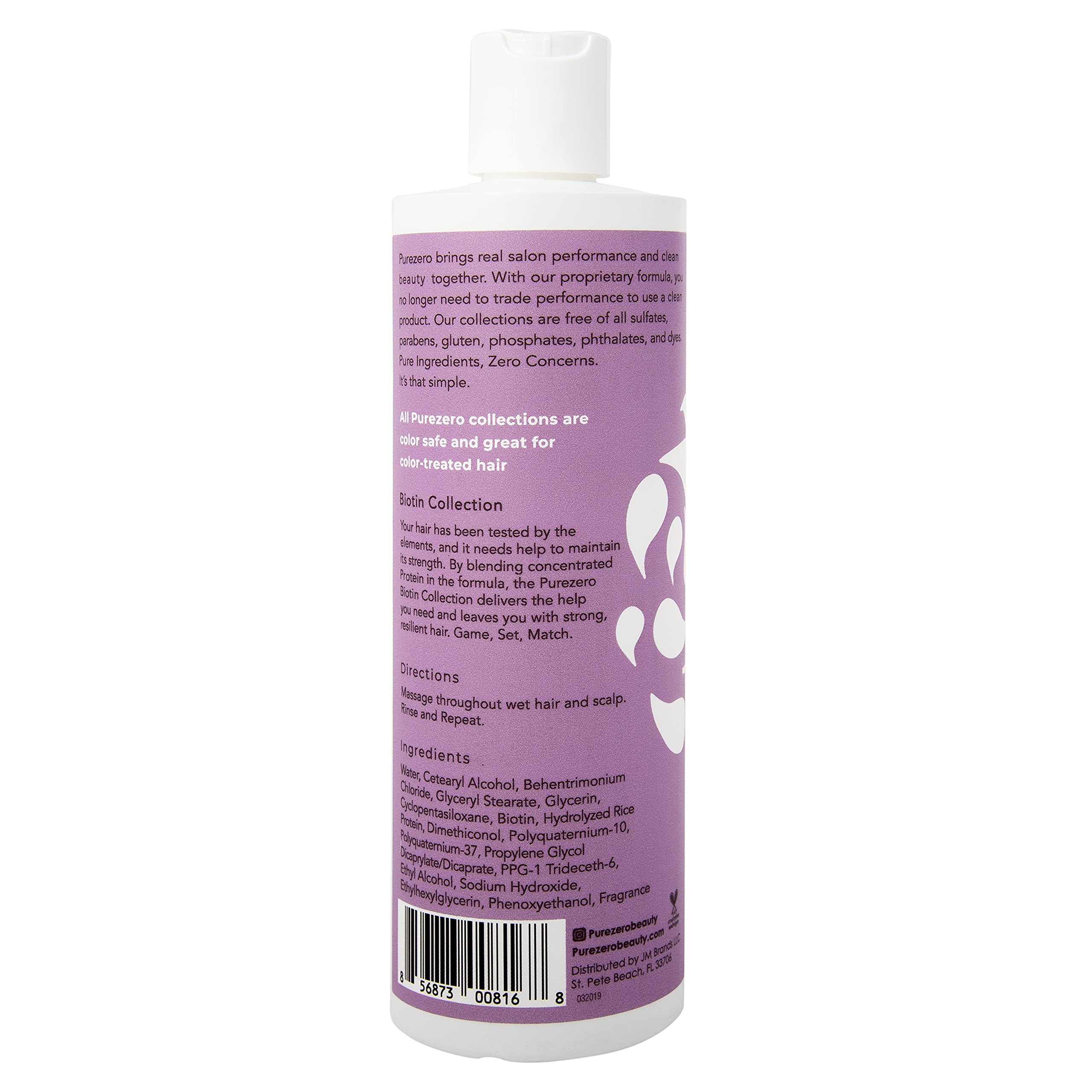 Pack de dos 355 ml Purezero: ahorro práctico para el cuidado del cabello.