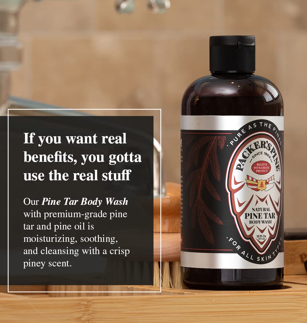 Packer's Pine Tar Body Wash: espuma cremosa que aporta sensación de frescura en la ducha.