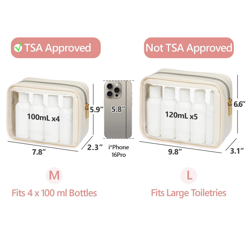 PACKISM foldable travel toiletry bag opened for easy access and packing.