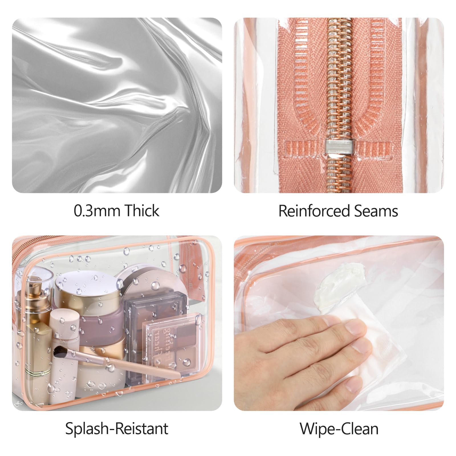 PACKISM reusable and easy to wipe clean after trips